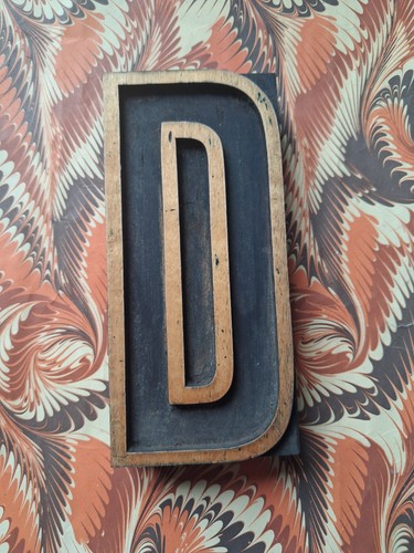 Large wooden letterpress - large,