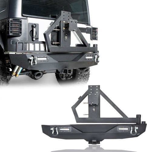 Rear steel bumper - rear,
