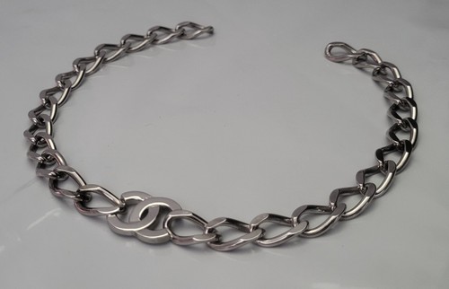Authentic chanel silver belt - chanel,