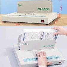 Automatic Hot Melt Binding Machine Paper A3 A4 A5 A6 Thermal Glue Book Binder Uk