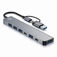 USB Hub 3.0 - 7 in 1 USB C Hub