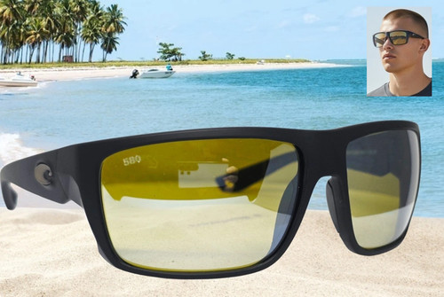 Costa del mar black - costa, black/sunrise
