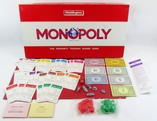 Vintage Monopoly Board Game Original Classic 1980's Parker Bros Waddingtons