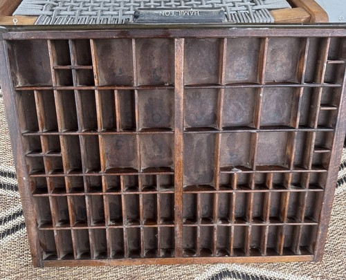 Vintage wooden letterpress - wooden,