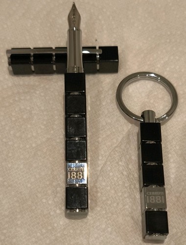 Cerruti black fountain pen - black, by
