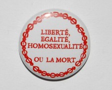 LIBERTE EGALITE HOMOSEXUALITE