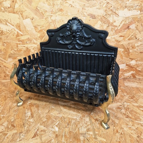 Cast iron fire - basket, regency