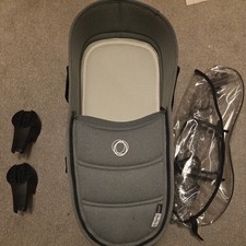 Bugaboo Bee 3 Bassinet Grey & Raincover *Excellent Condition Baby Newborn Travel