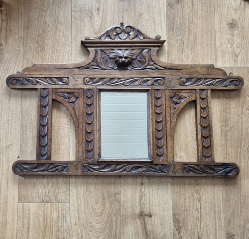 Antique victorian oak hall - victorian,