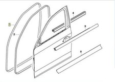 BMW Genuine Front Door Edge