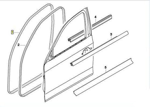 Bmw genuine front door - bmw, edge
