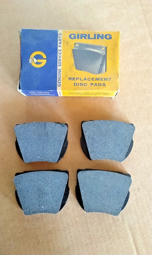 Girling front disc pads - girling,