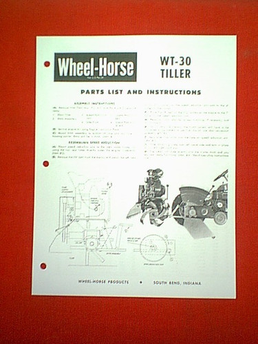 Wheel horse tractor - horse,