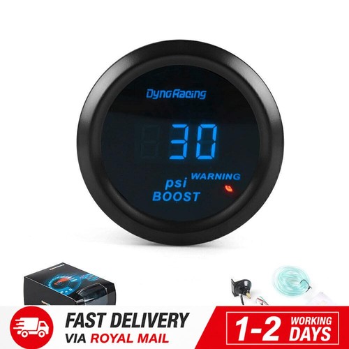52mm blue digital led turbo - 2",