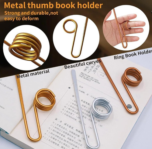 Copper ring book holder - copper, holder,copper
