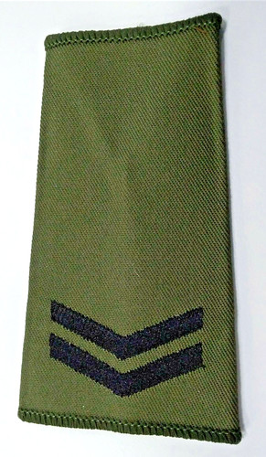 British army olive rank slide - ,