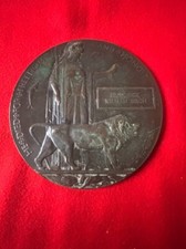 WW1 Memorial Plaque / Death