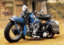 Franklin mint 1:10 1948 Harley