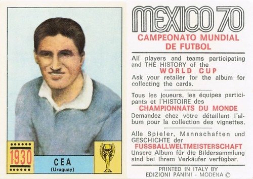 1970 panini world cup - 1970, mexico