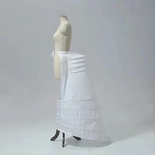 Women Crinoline Petticoat Cage Pannier Versatile Skirt Hoop Bustle Elegant