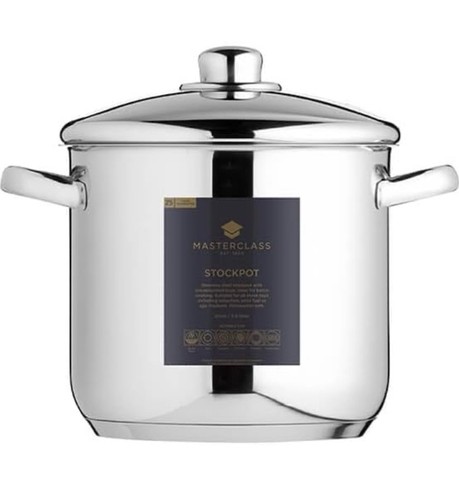Masterclass stock pot with - masterclass,