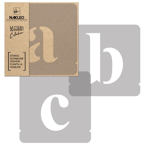 Lettering plastic stencil - lettering,