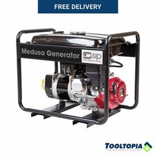 SIP MEDUSA Portable Petrol Generator Honda 3.75kVa 7hp 196cc Engine 15L Tank