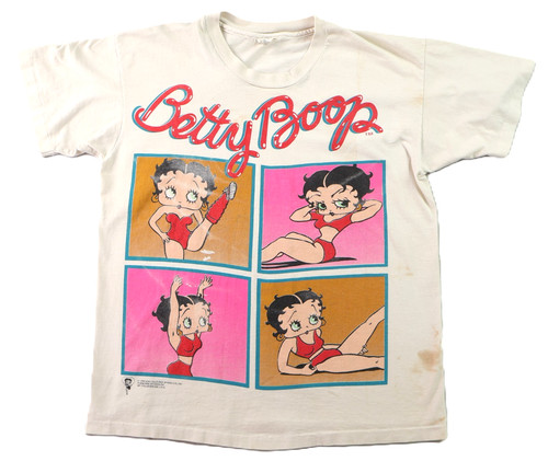 Vintage 90s usa white betty - l,