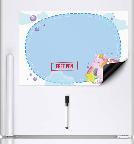 Fridge magnet white - fridge, board