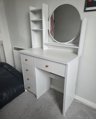 White freestanding dressing - white,
