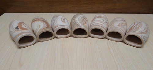 Handmade clay breeding fish