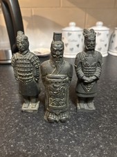 Set of 3 Terracotta Warrior