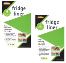 8 x Fridge Drawer Shelf Liners