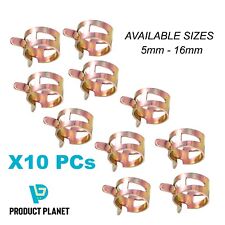 Fuel Line Hose Spring Clips 5-16mm Mini Pipe Tube Air Water Hose Clamps Pack UK