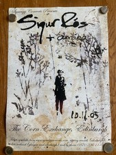SIGUR ROS 2005 Edinburgh Corn Exchange ORIGINAL PROMO TAKK TOUR POSTER Scotland
