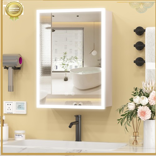 Illuminated bathroom mirror - illuminated,