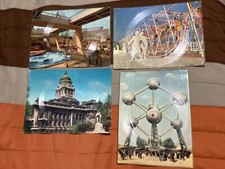 Postcard Flexi-disc Belgium Brussels Expo 1958