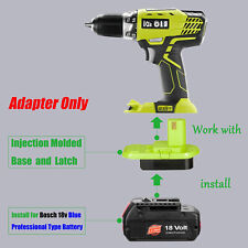 Adapter for Bosch Blue 18v Li-Ion Battery To Power for Ryobi 18V Cordless Tools