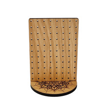 Stud Earring Storage Wooden Jewellery Stand Earring Holder Organiser Girls Gift