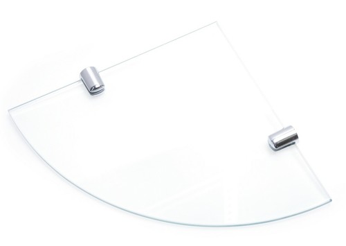 Glass shelves wall mounted - wall,