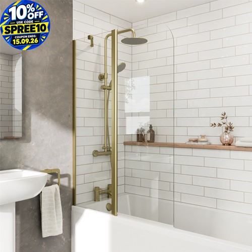 Curved folding bath shower - curved,
