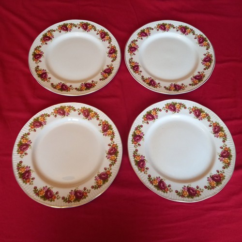 Vintage set four argyle - set, of