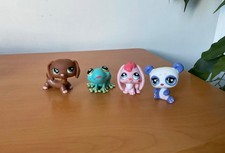 LPS Littlest Pet Shop Dachshund #556 Rabbit #557 Panda #558 Frog #559 Valentines