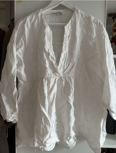 Zara white tunic - -, size
