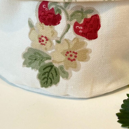 Fabric storage basket bread - basket, /