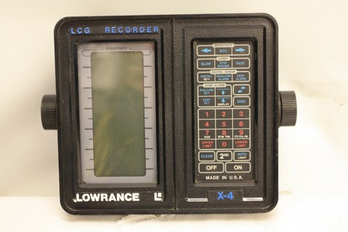 Lowrance lcg recorder 4 - lowrance, x-4