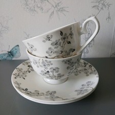 Laura Ashley Iona Cup & Saucer Sets x 2 Fine Bone China