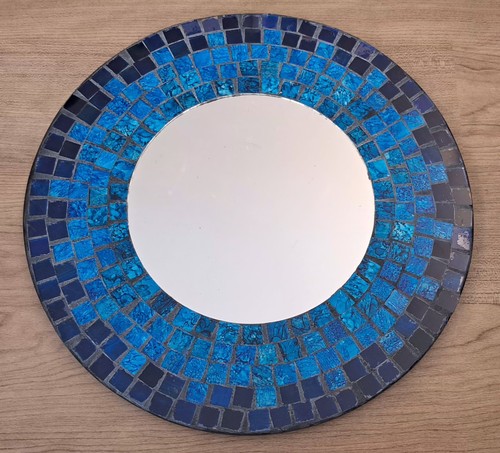 Glass mosaic blue - mosaic, tile