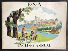 BSA BICYCLE RANGE Sales Brochure For 1936 #C2127-100 November 1935