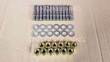 Vauxhall 2.0 16v C20XE C20LET Astra Calibre Cavalier Exhaust stud + locking Nuts